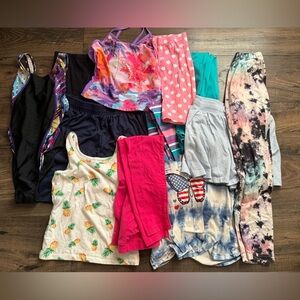 Kid's 12 Clothing Bundle Mixed Lot: 
12 Clothing Items,Mostly Size M,Size 8
